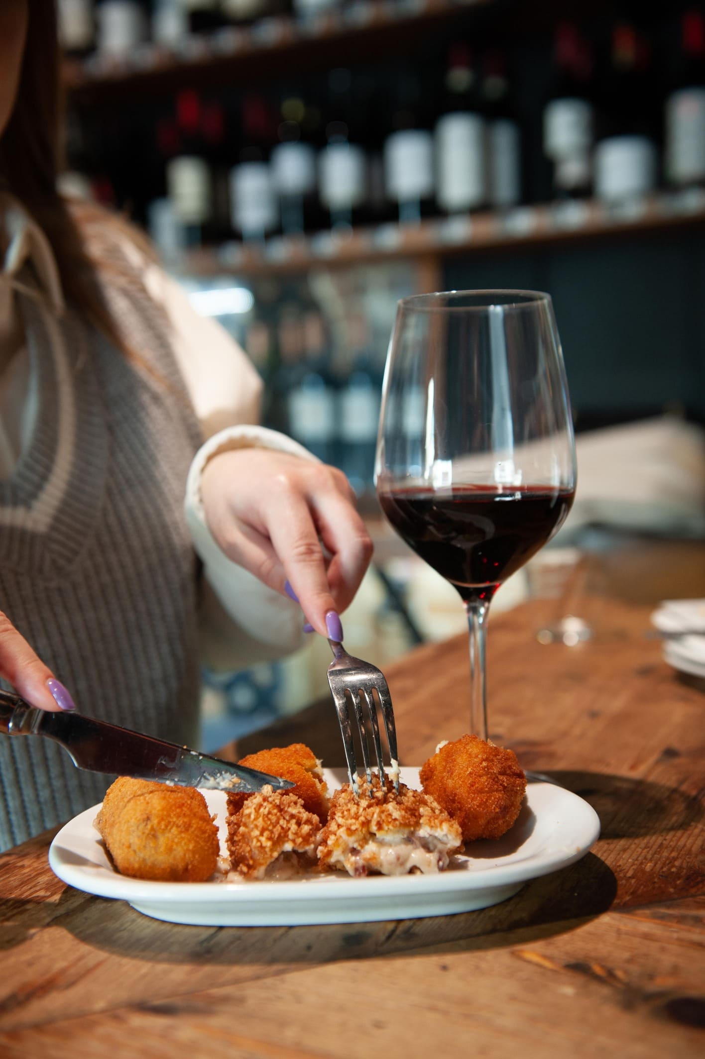 tapa de croquetas rellenas