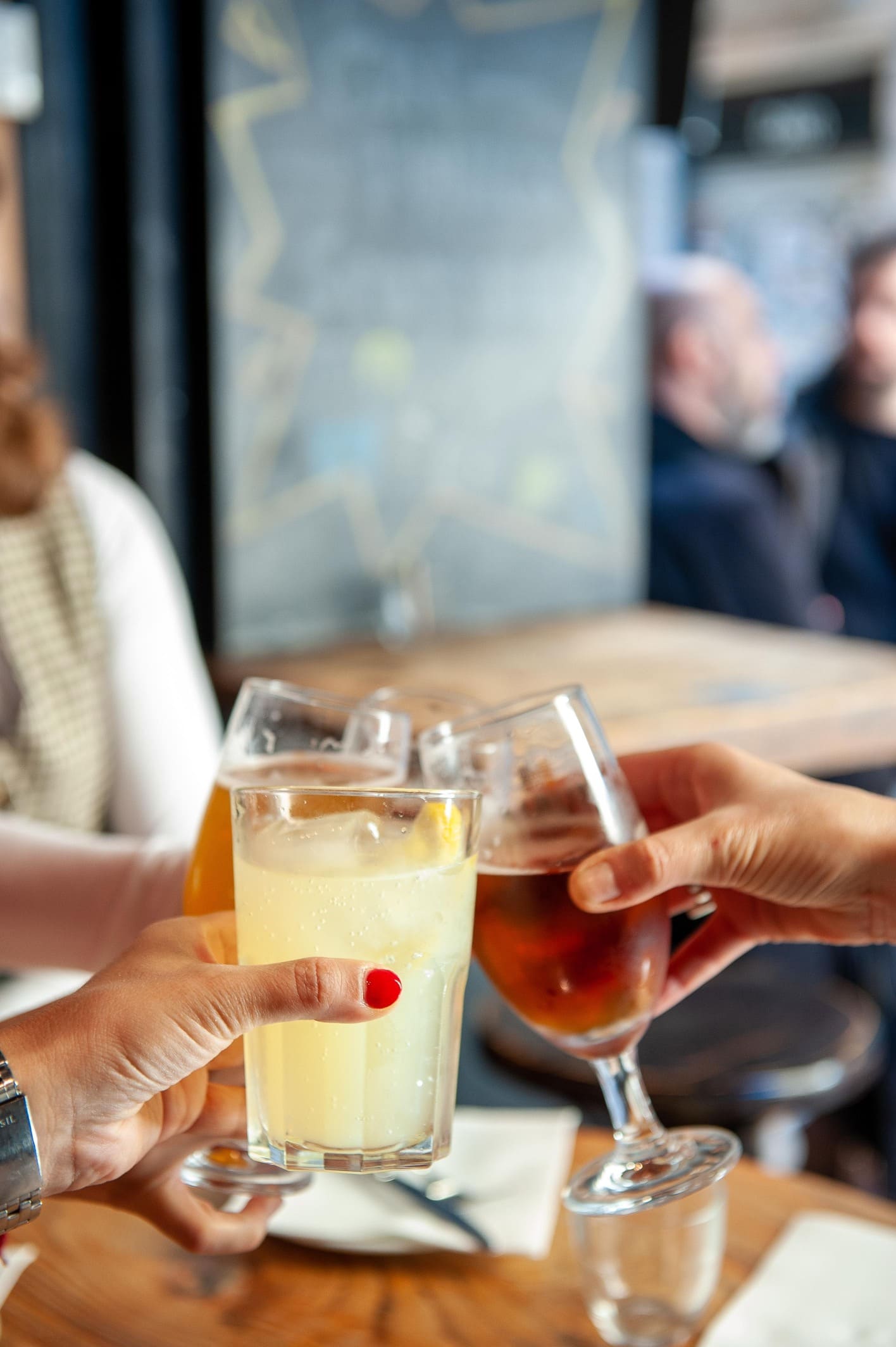 Brinando en la terraza